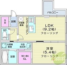 Crossbell524  ｜ 北海道札幌市中央区北五条西24丁目（賃貸マンション1LDK・1階・36.40㎡） その2