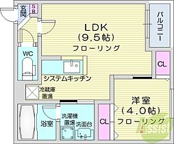 アズールVI  ｜ 北海道札幌市中央区大通西17丁目（賃貸マンション1LDK・3階・31.92㎡） その2