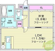 コモハウス  ｜ 北海道札幌市東区北四十八条東15丁目（賃貸アパート1LDK・1階・35.00㎡） その2