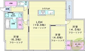 ZABO HILLS 南山鼻  ｜ 北海道札幌市中央区南十条西12丁目（賃貸マンション3LDK・4階・77.33㎡） その2