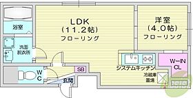 RoiChic  ｜ 北海道札幌市中央区南十五条西12丁目1-18（賃貸マンション1LDK・4階・35.22㎡） その2