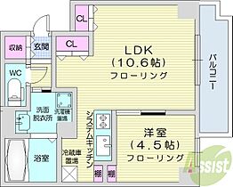 ラヴェーラ大通公園  ｜ 北海道札幌市中央区大通西14丁目3-30（賃貸マンション1LDK・4階・35.82㎡） その2