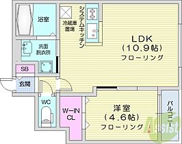 ブランシャールNEO  ｜ 北海道札幌市中央区北五条西25丁目（賃貸マンション1LDK・3階・35.52㎡） その2