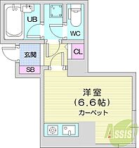 ライオンズシティ南3条  ｜ 北海道札幌市中央区南三条西8丁目（賃貸マンション1R・9階・21.87㎡） その2