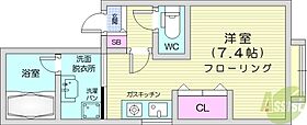 crem bld.  ｜ 北海道札幌市中央区南六条東2丁目7-3（賃貸マンション1R・4階・20.99㎡） その2