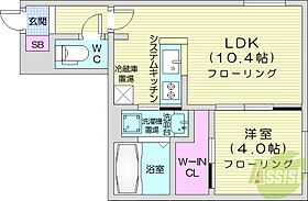 プレシェルト麻生  ｜ 北海道札幌市北区麻生町5丁目（賃貸マンション1LDK・2階・34.50㎡） その2