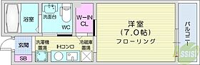 北海道札幌市北区北二十一条西3丁目（賃貸マンション1K・4階・25.03㎡） その2