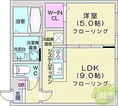 北海道札幌市東区北十三条東15丁目（賃貸マンション1LDK・1階・33.20㎡） その2