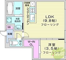 北海道札幌市東区北九条東2丁目（賃貸マンション1LDK・3階・31.53㎡） その2