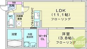 ガーディアン発寒  ｜ 北海道札幌市西区発寒四条7丁目（賃貸マンション1LDK・3階・35.21㎡） その2