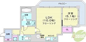 PRIMEURBAN札幌RIVERFRONT  ｜ 北海道札幌市中央区南九条西1丁目（賃貸マンション1LDK・26階・40.29㎡） その2