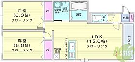 北海道札幌市手稲区西宮の沢五条1丁目（賃貸アパート1LDK・3階・57.68㎡） その2