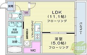 北海道札幌市東区北九条東6丁目（賃貸マンション1LDK・3階・37.18㎡） その2