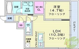 ベルゼル東札幌  ｜ 北海道札幌市白石区東札幌一条6丁目（賃貸マンション1LDK・3階・36.12㎡） その2