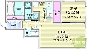 北海道札幌市手稲区手稲本町一条1丁目（賃貸マンション1LDK・4階・32.07㎡） その2