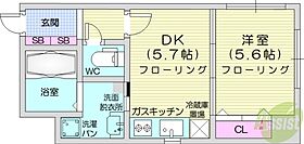 プライムアーバン大通公園2  ｜ 北海道札幌市中央区南一条西9丁目（賃貸マンション1DK・6階・30.81㎡） その2