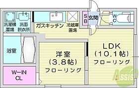 HillsSapporo3  ｜ 北海道札幌市中央区南六条西26丁目（賃貸マンション1LDK・4階・34.37㎡） その2