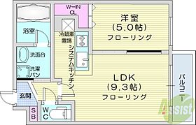 Ruk-A円山  ｜ 北海道札幌市中央区大通西22丁目1-20（賃貸マンション1LDK・2階・34.34㎡） その2