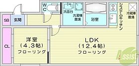 北海道札幌市東区北十五条東9丁目（賃貸マンション1LDK・4階・39.38㎡） その2