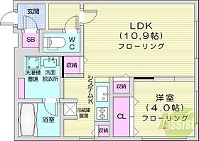 CREA南5条  ｜ 北海道札幌市中央区南五条西11丁目（賃貸マンション1LDK・2階・37.20㎡） その2