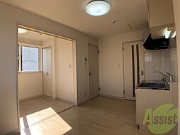 札幌市営東豊線 北13条東駅 徒歩6分の賃貸アパート 2階1DKのリビング/ダイニング