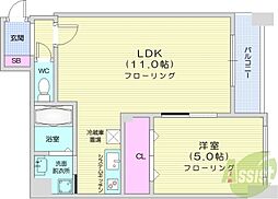 間取図画像 1LDK