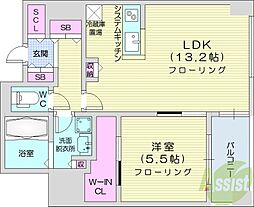 間取図画像 1LDK