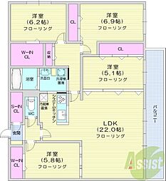 間取図画像 4LDK