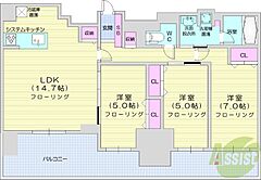 物件の間取り