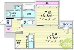 物件の間取り
