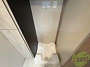 洗濯機はこちらの専用スペースに置けます！