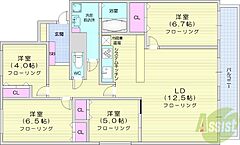 物件の間取り