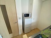 冷蔵庫置き場はこちらです！動線もバッチリですね！