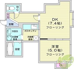 RITZone 1LDKの間取図画像
