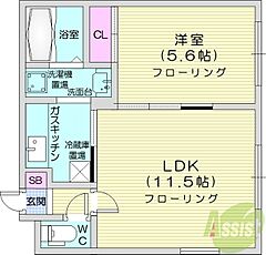 物件の間取り