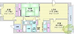 THERESIDENCEPARKODORIKOEN 3LDKの間取図画像