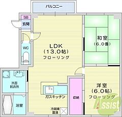 物件の間取り