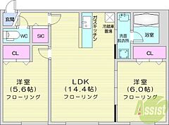 物件の間取り
