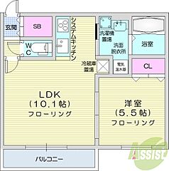 物件の間取り