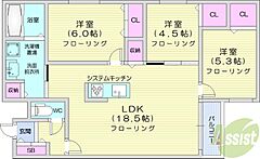 物件の間取り