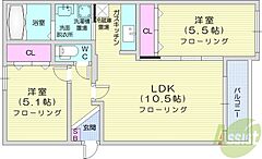 物件の間取り