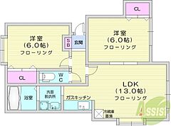 物件の間取り