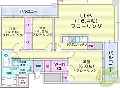 物件の間取り