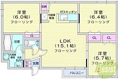 物件の間取り
