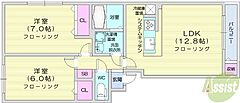 物件の間取り