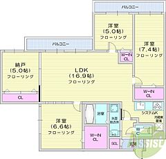 物件の間取り