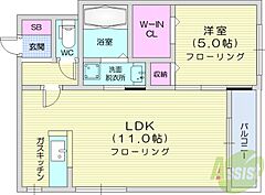 物件の間取り