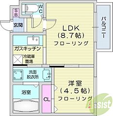 物件の間取り