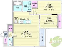 物件の間取り