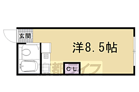 Ｄｏｏｒ’ｓ　ＤｅＤｅ　Ｏｎｅ 416 ｜ 京都府京都市右京区太秦中筋町（賃貸マンション1R・4階・19.53㎡） その2